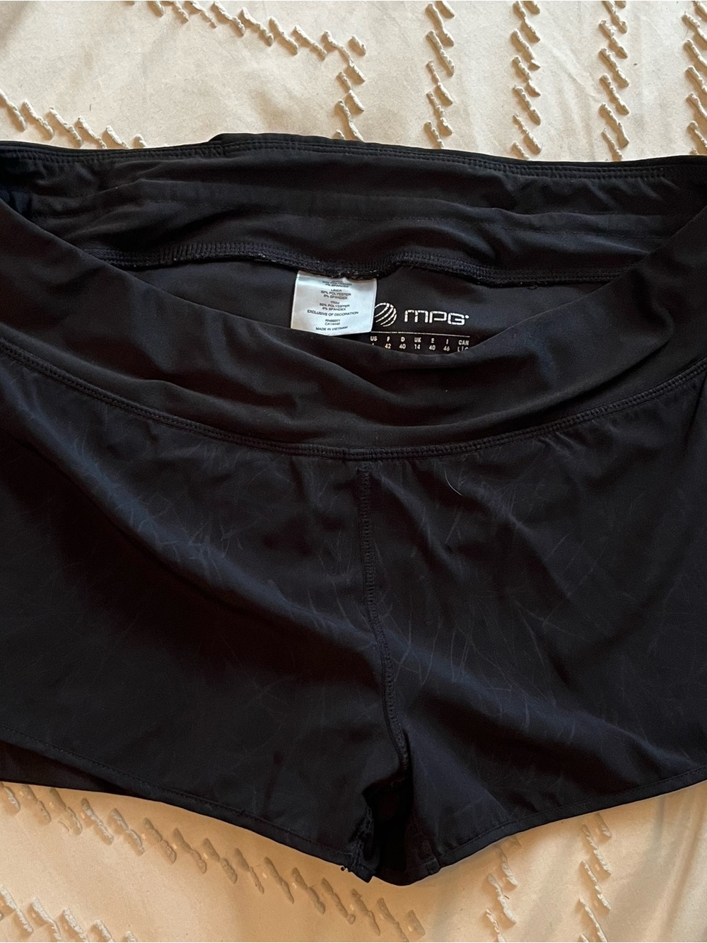 MPG Black Women's Athletic Performance Shorts